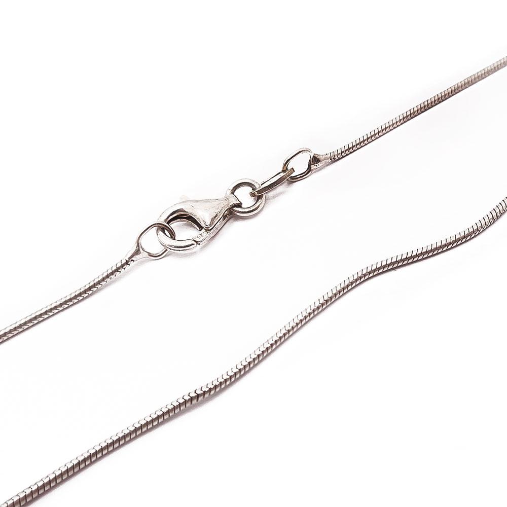 Hopeinen käärmeketju 38cm #1