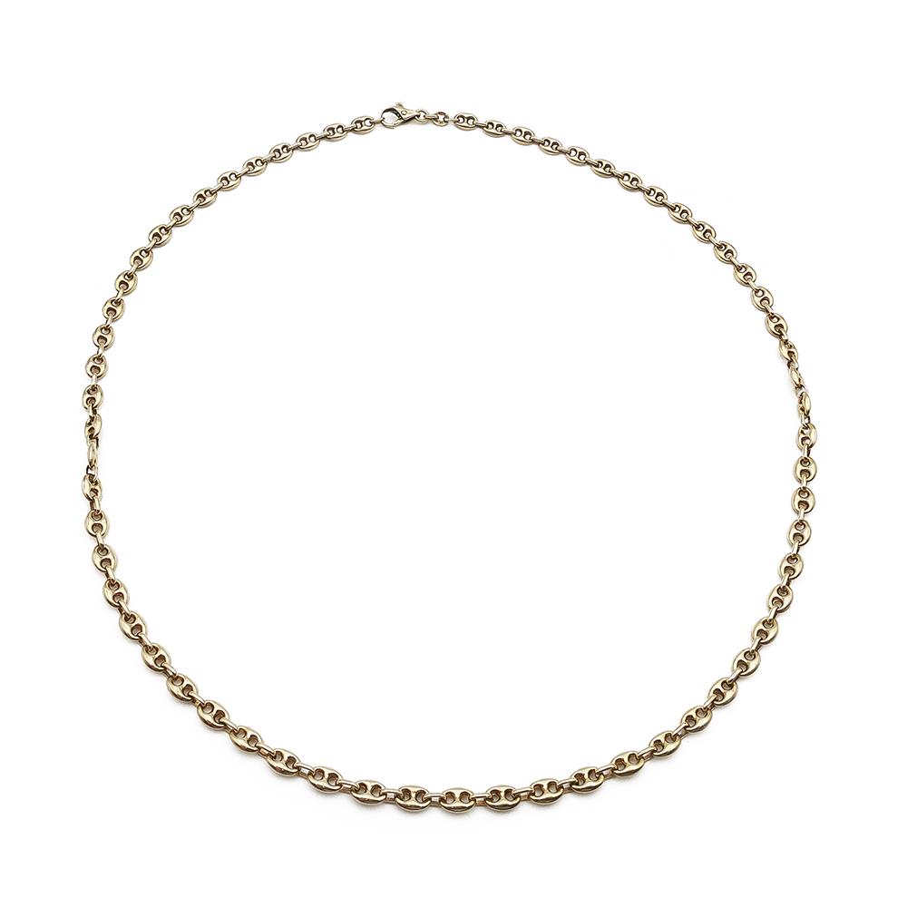 Kultainen kaulaketju 51cm lev.4,5mm #0