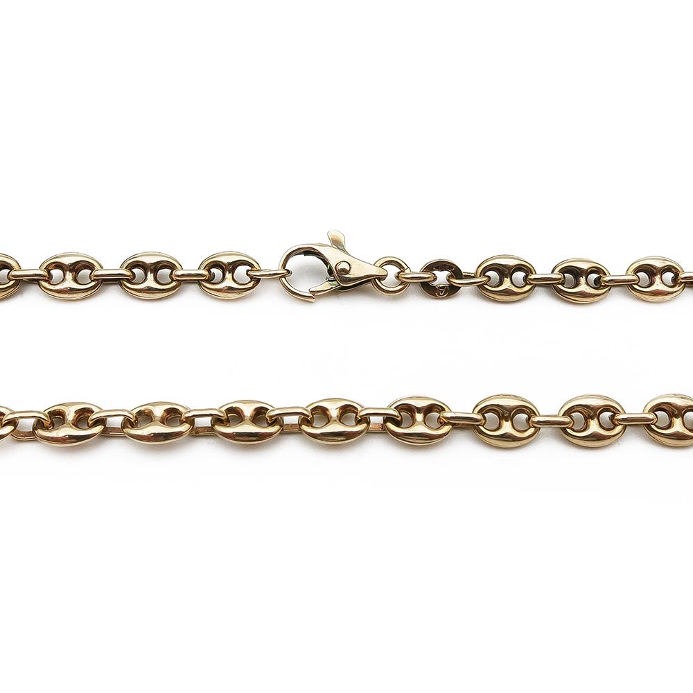 Kultainen kaulaketju 51cm lev.4,5mm #1