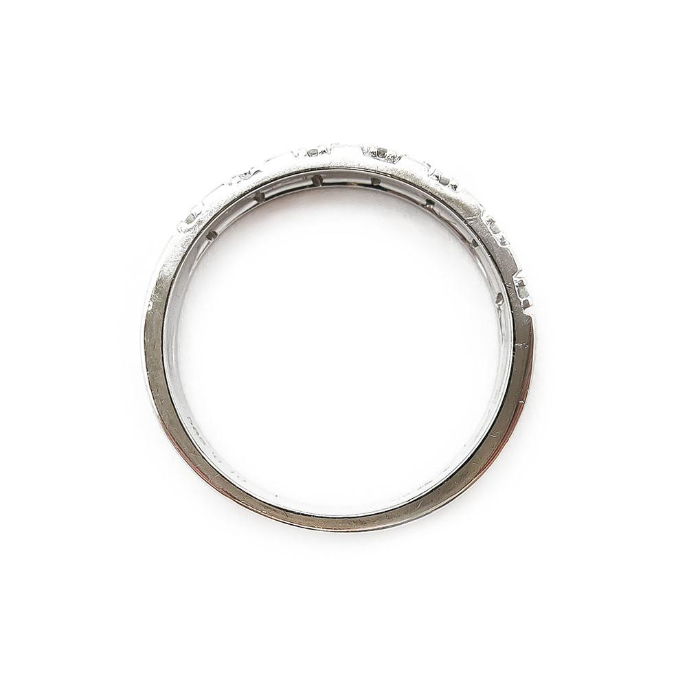 Valkokultainen timanttisormus 0,10ct koko 16,5 #2