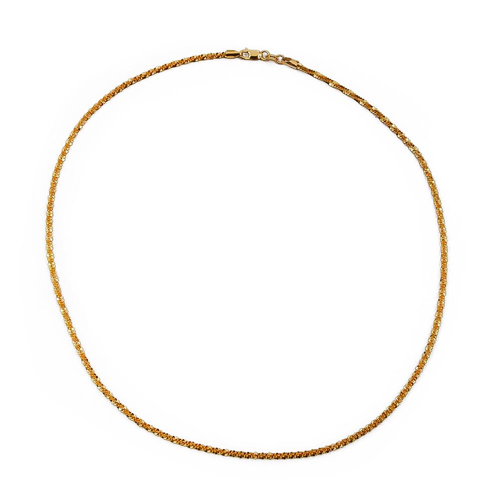 Kultainen kaulaketju 42cm #0