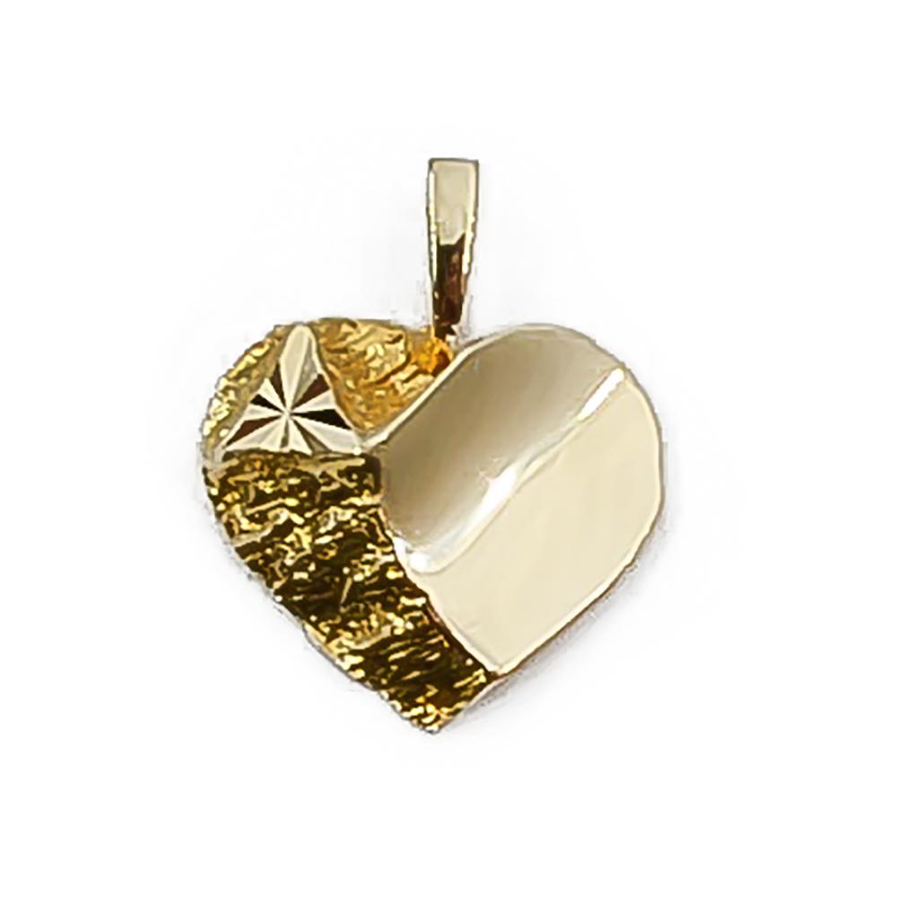 Kultainen Tammen korun sydän riipus #0