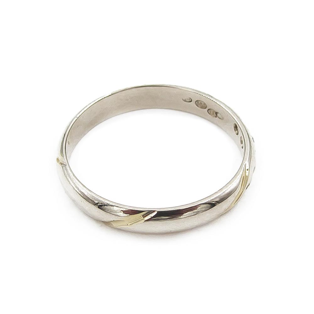 Valkokulta timanttisormus halk.16.5mm v.1990 #1