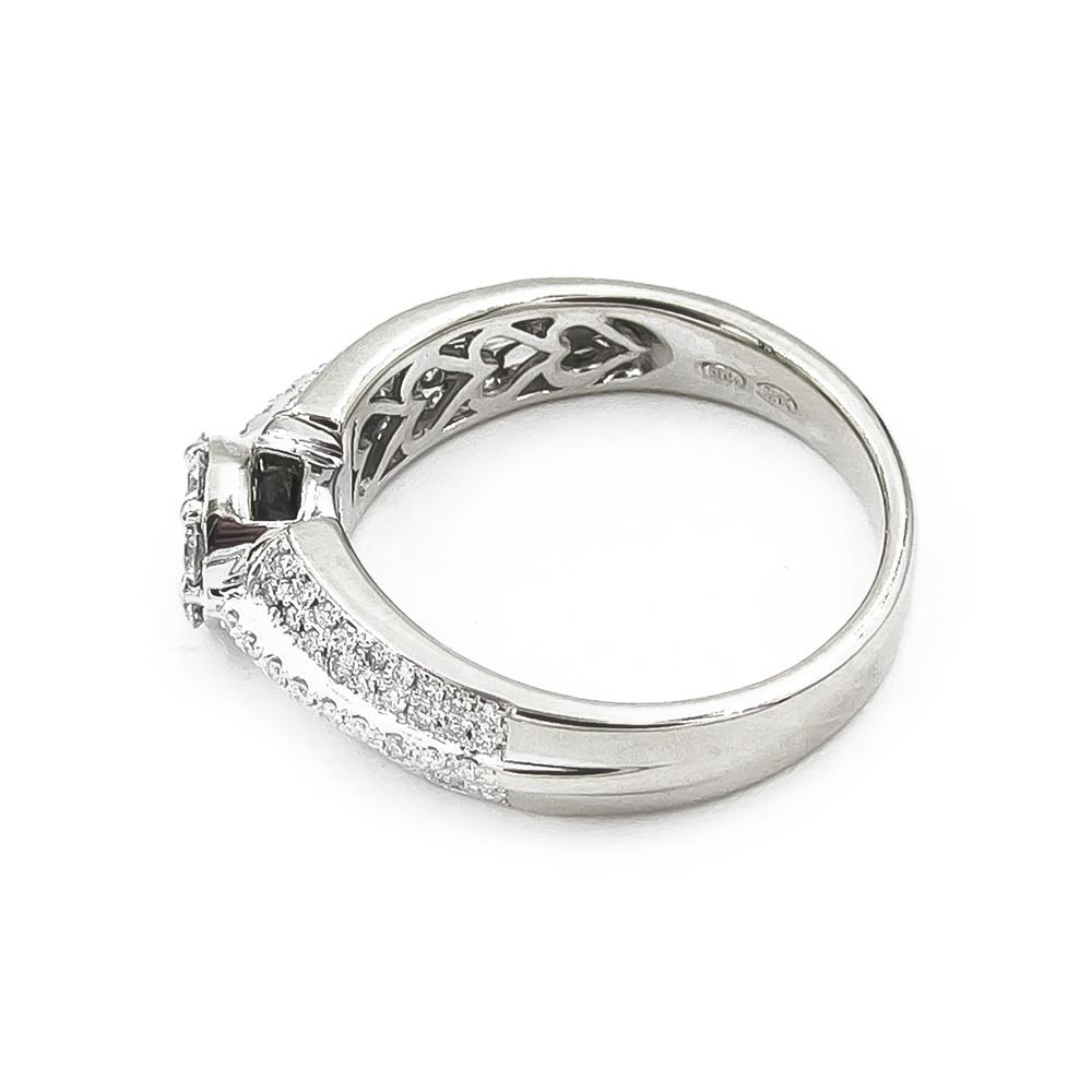 Valkokulta timanttisormus halk.17mm #1