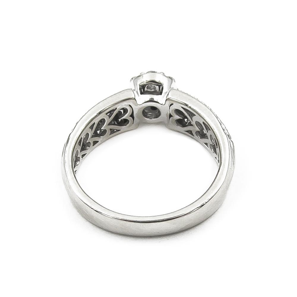 Valkokulta timanttisormus halk.17mm #5