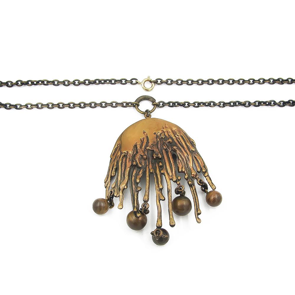 P.Sarpaneva Kaarna kaulakoru 54cm, pronssi #0