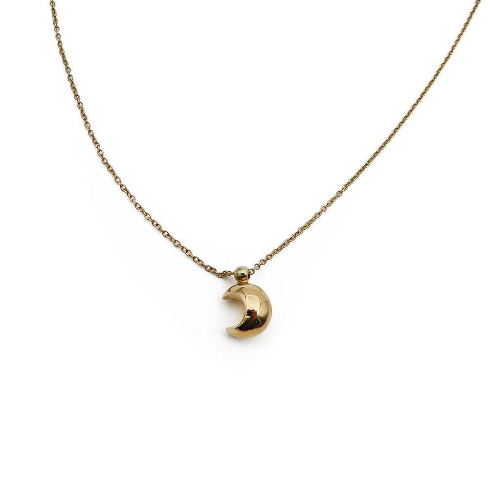 Kultainen Kuu-kaulakoru 49mm #0
