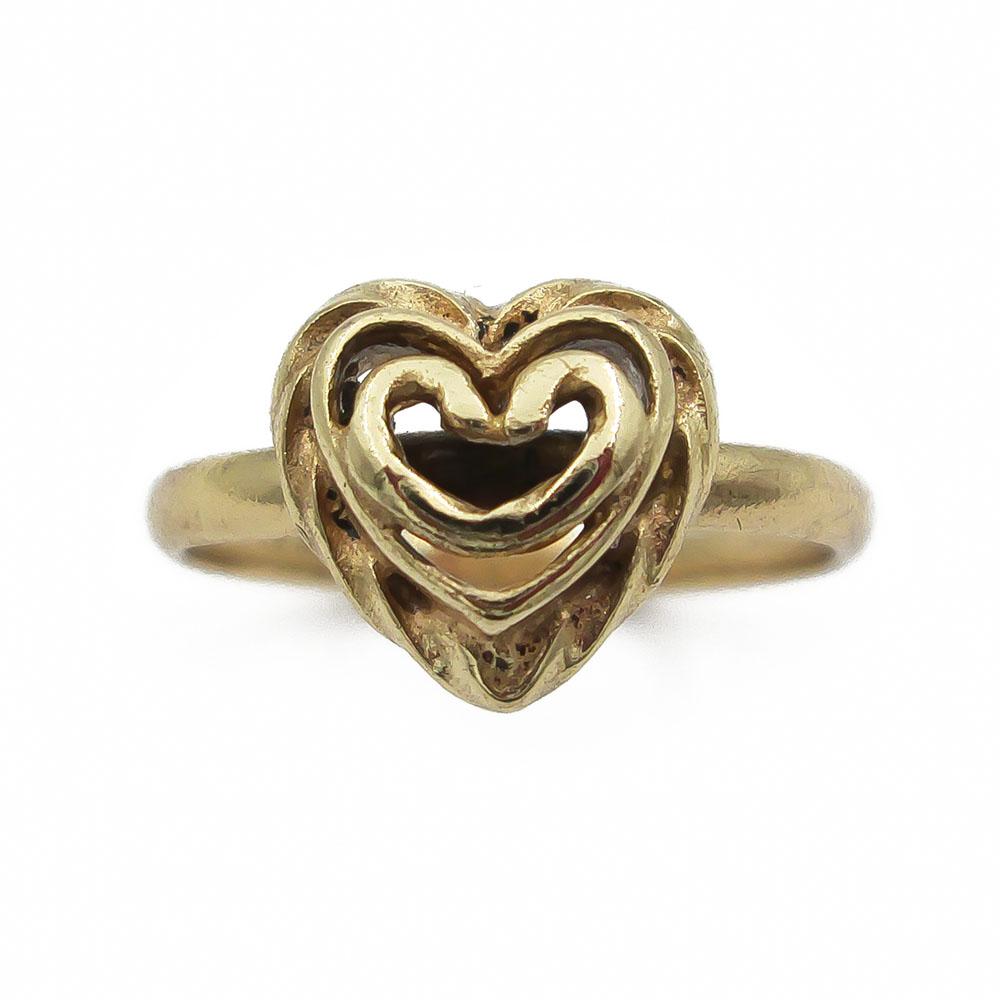 Kalevala koru Talon sydän sormus 16,5 pronssi #1