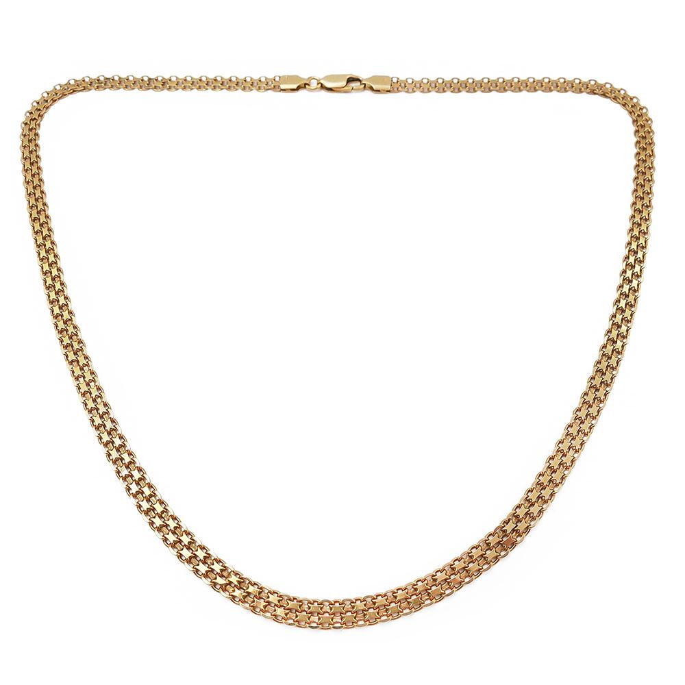 4,45mm x-lenkkikaulaketju 43cm #0