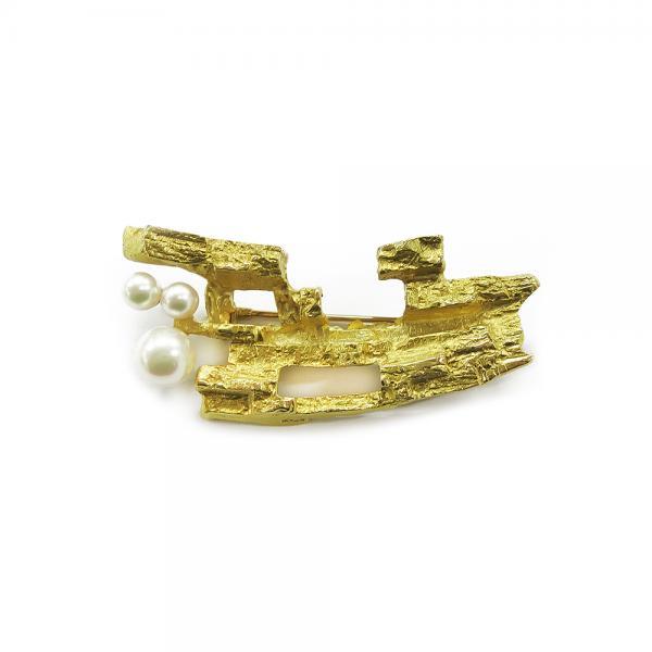 Lapponia kultainen helmi rintakoru #0