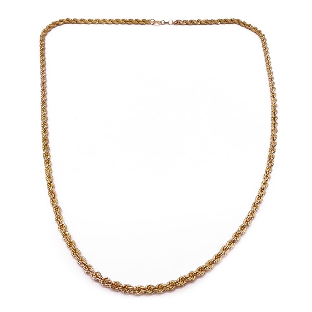 Kultainen cordell-ketju 50cm #0