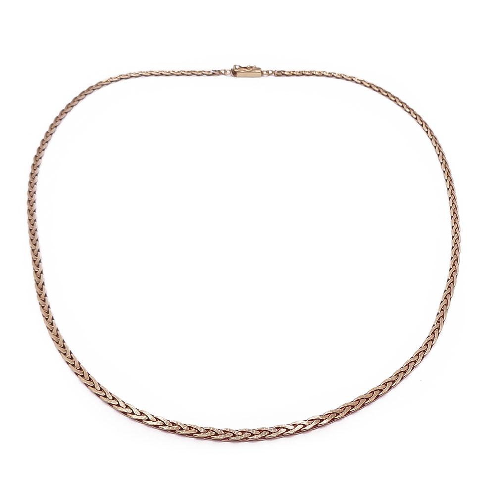 Kultainen kaulakoru 46cm #0