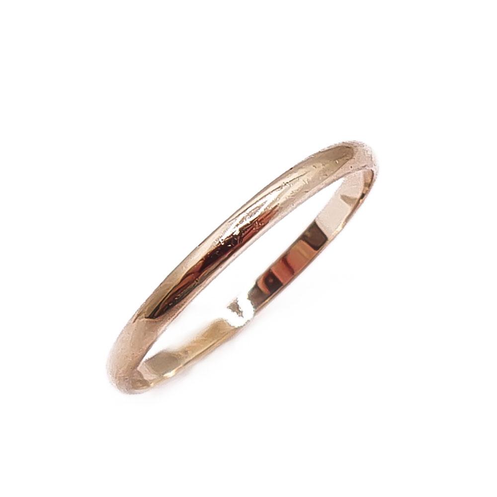 Kultainen kihlasormus 18,5mm 2mm #0