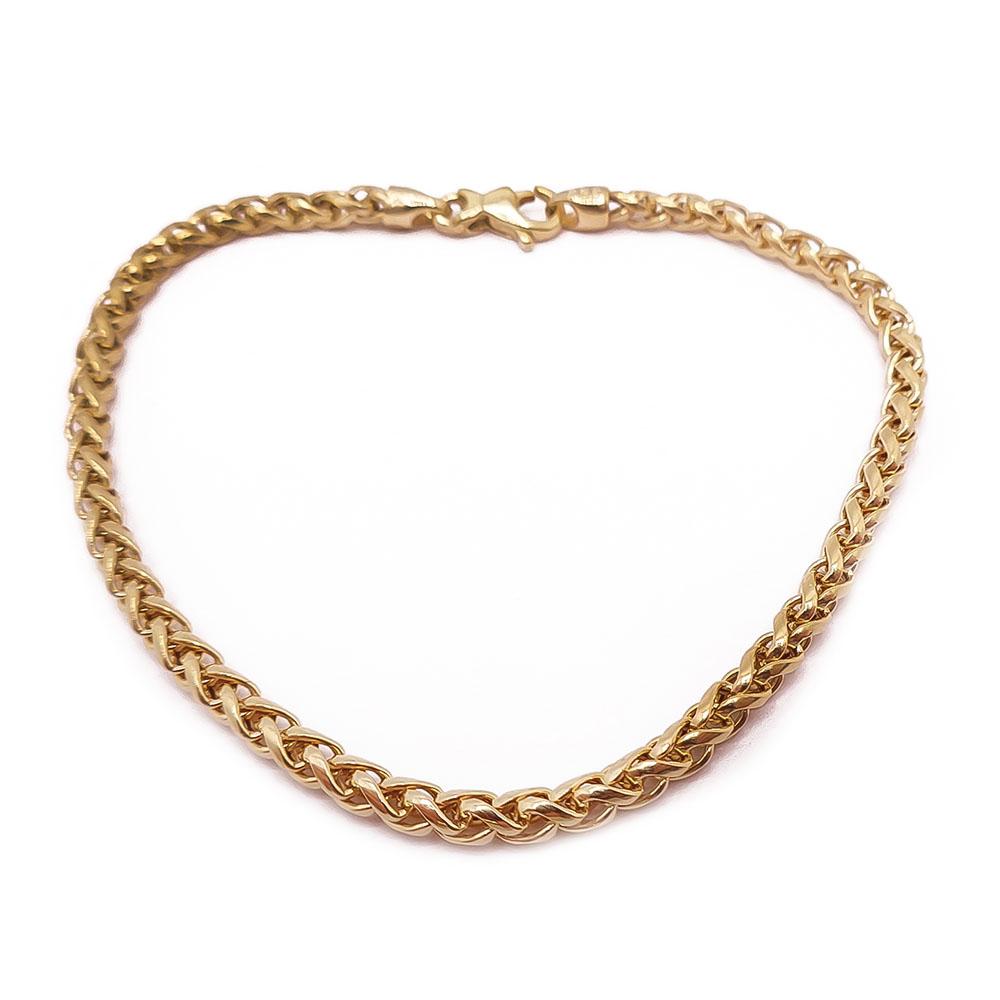 Kultainen ranneketju palmier 18.5cm #0