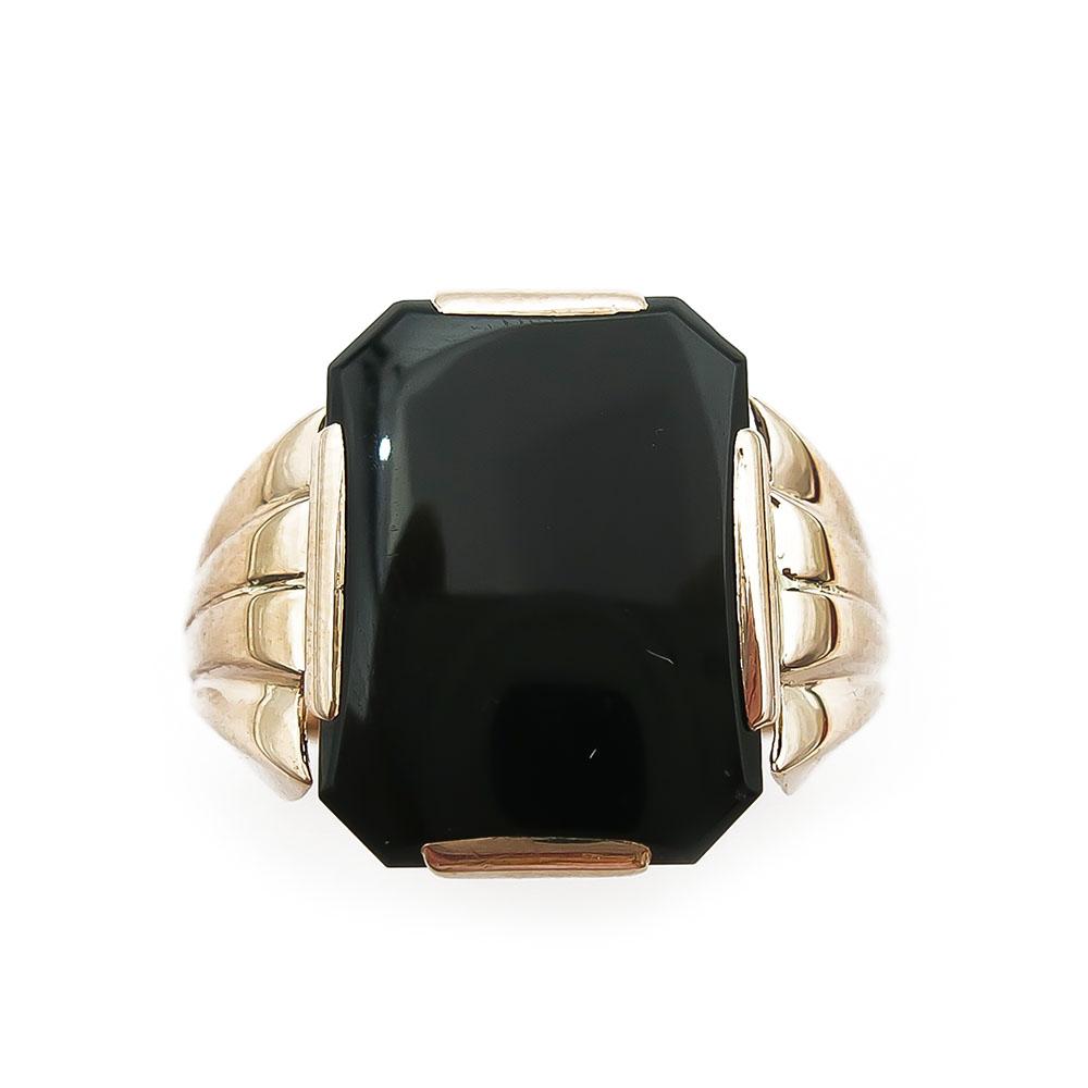 Onyx kantasormus 21,75mm v.-64 #1