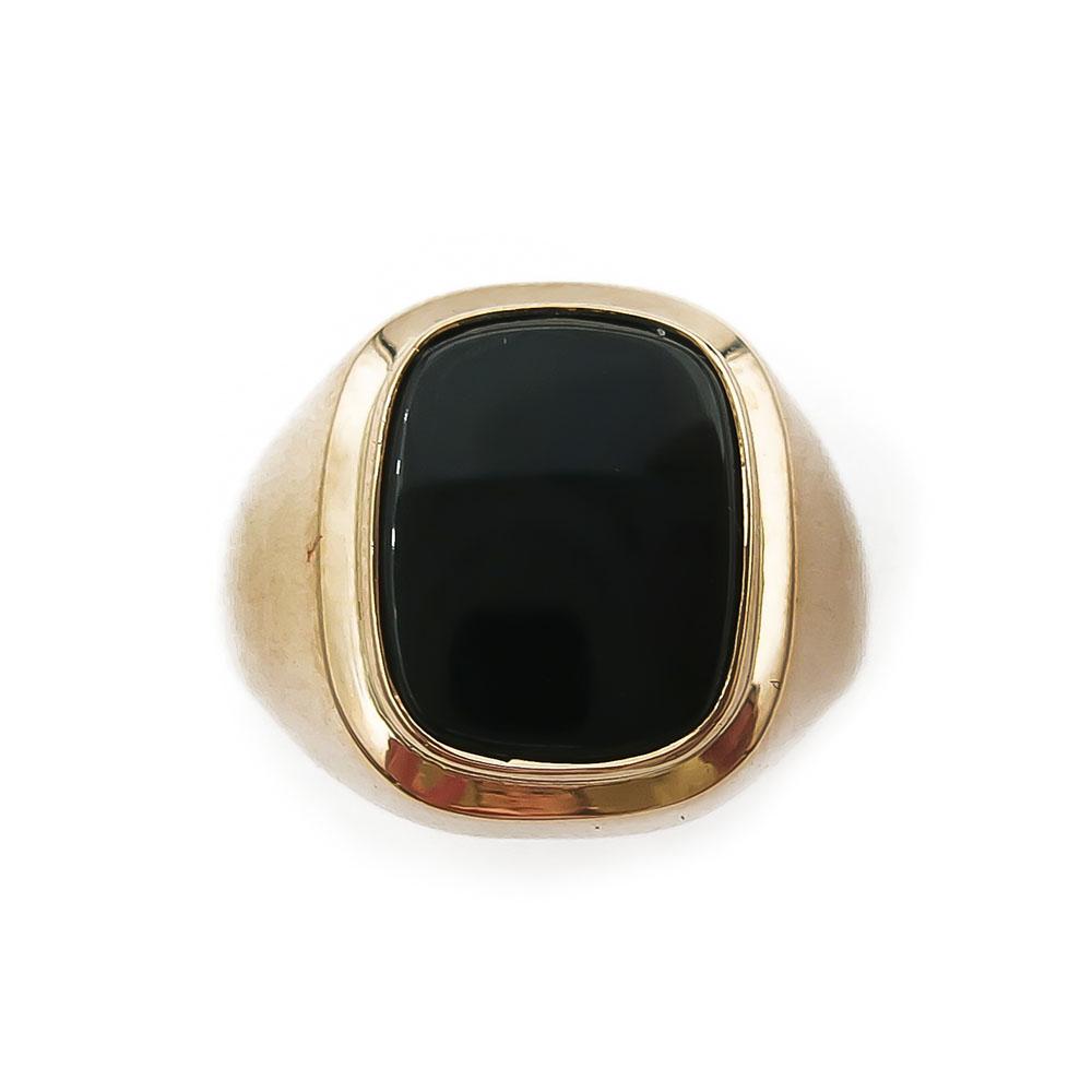 18k Onyx kantasormus 20,25mm #1