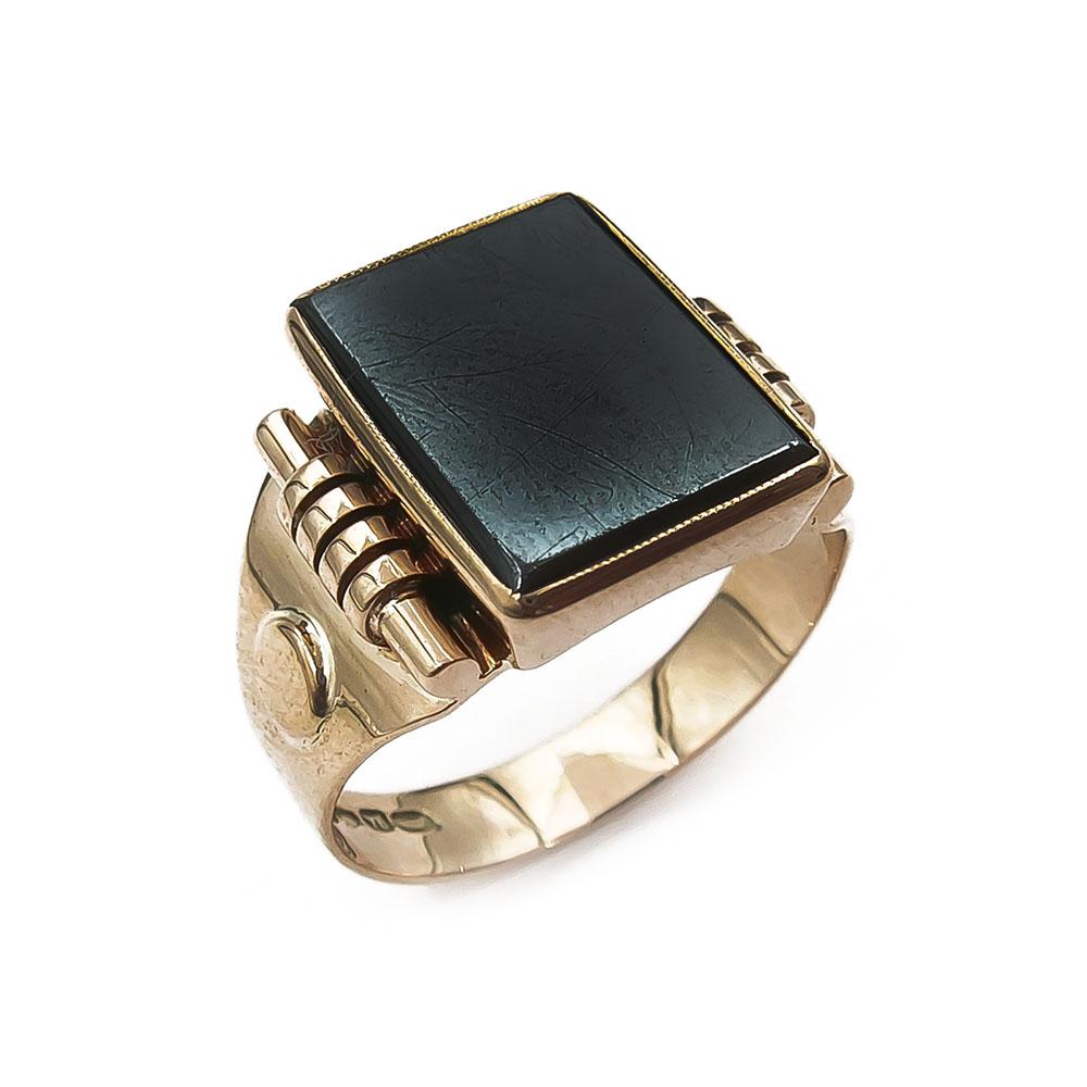 Hematiitti kantasormus 20,25mm v.-52 #0