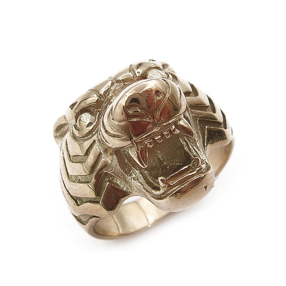 14k Kultainen Tiikeri sormus 21mm #0