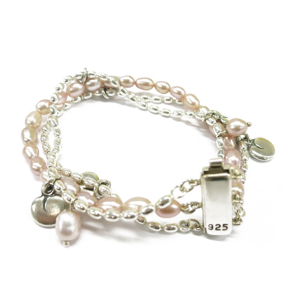 Kalevala koru Vanamo-rannekoru vp-helmi-hopea 18.5cm #2