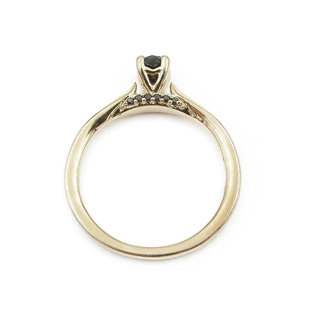 Kultasormus, sininsillä kivillä halk.17.5mm #2