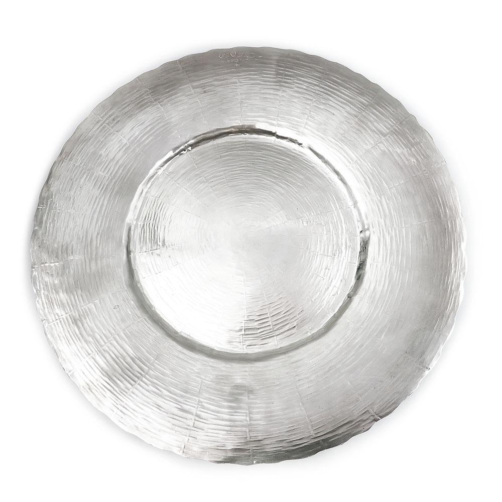 Tapio Wirkkalan suuri tarjoilulautanen vuodelta 1976, signeerattu #0