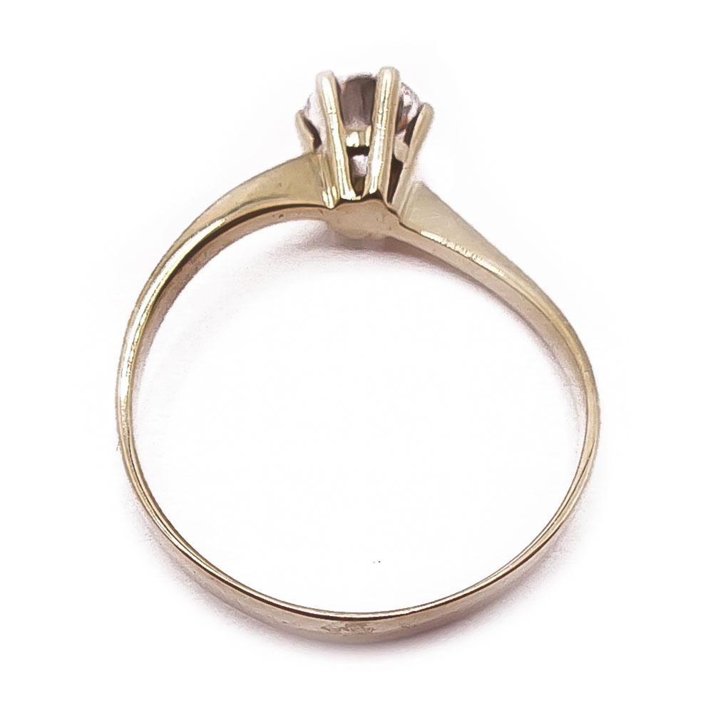 Kultainen sormus 8k 18mm #2