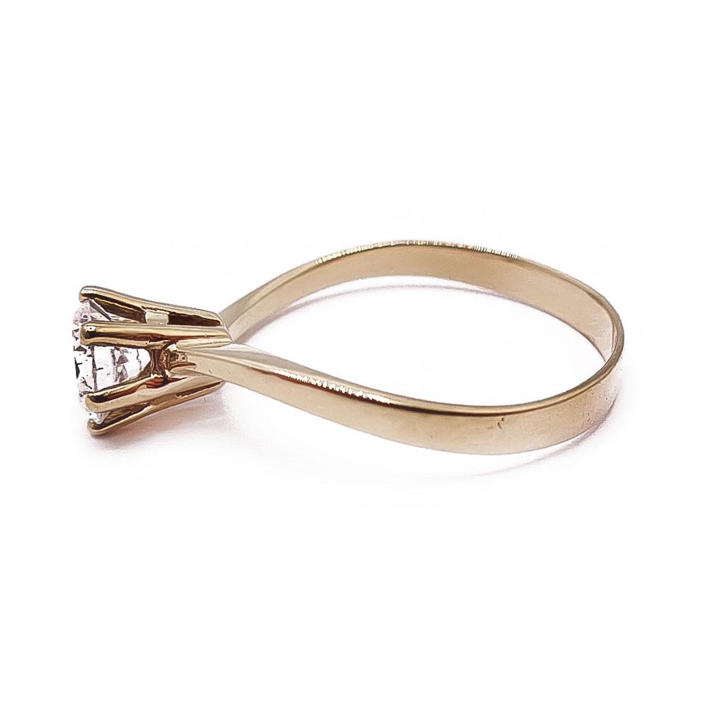 Kultainen sormus 8k 18mm #3