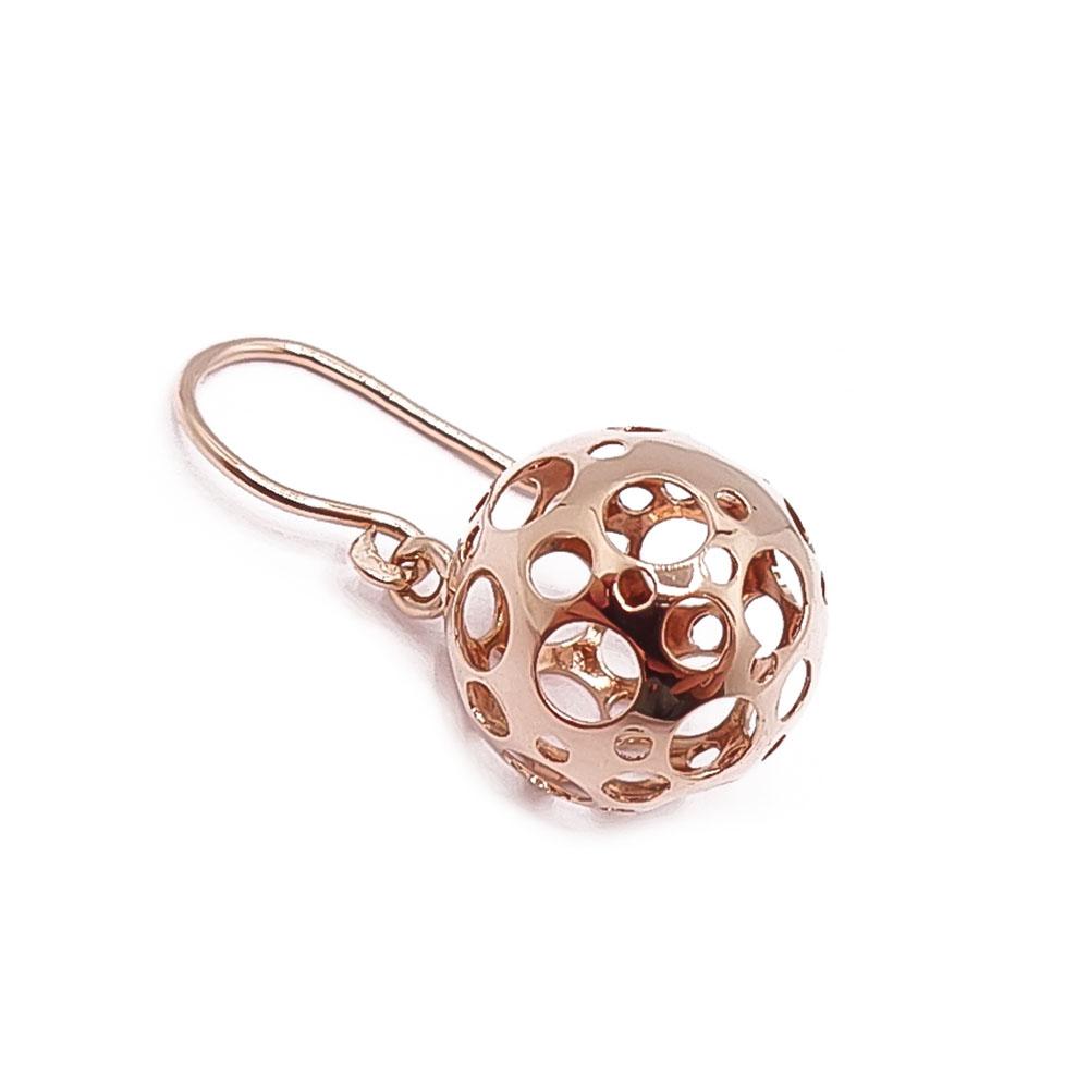 Kultainen pariton Liisa Vitalin leppäkerttukorvakoru 12mm #0