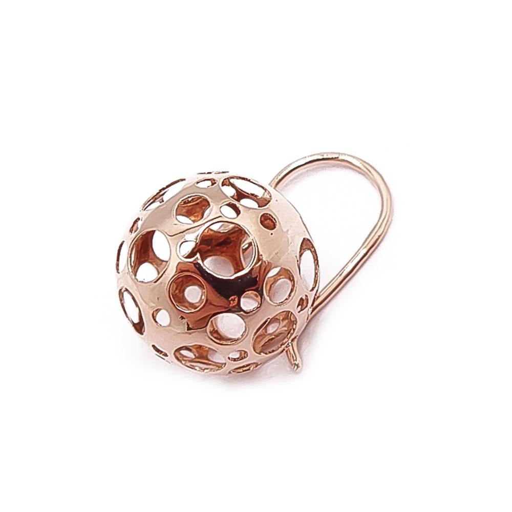 Kultainen pariton Liisa Vitalin leppäkerttukorvakoru 12mm #1