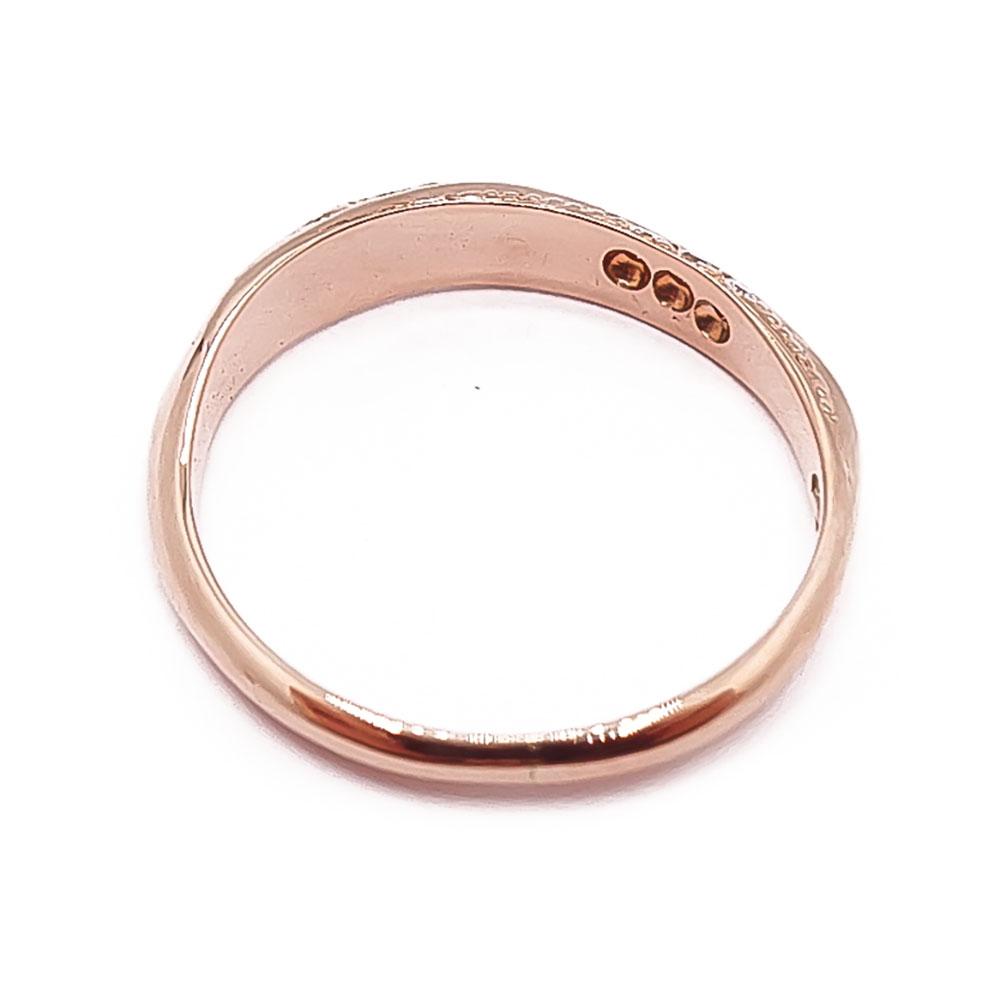 Kultainen timanttisormus 17,5mm v.-85 0,03ct #2