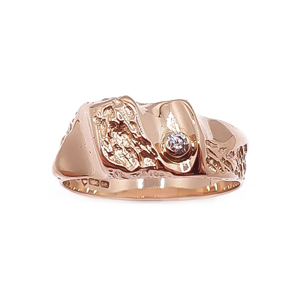 Kultainen timanttisormus 0,05ct 20mm v.-82 #1