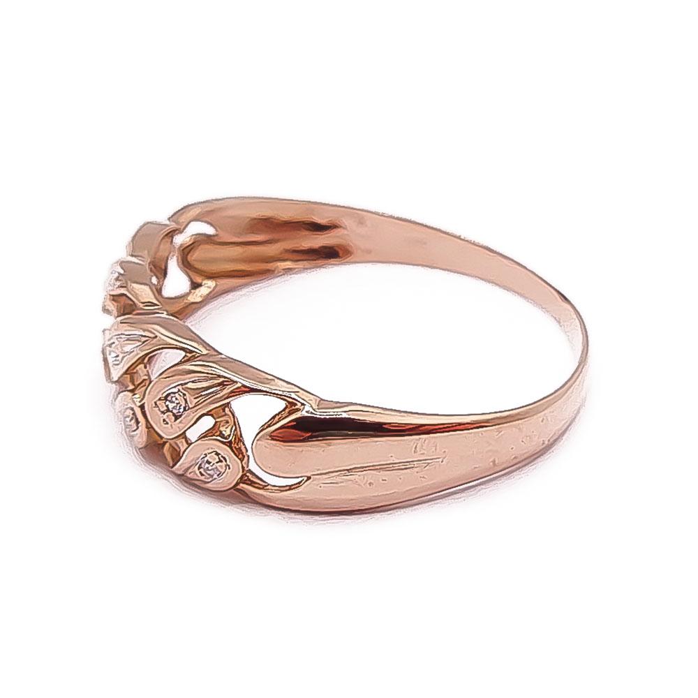 Kultainen timanttisormus 0,04ct 19,5mm v.-95 #3