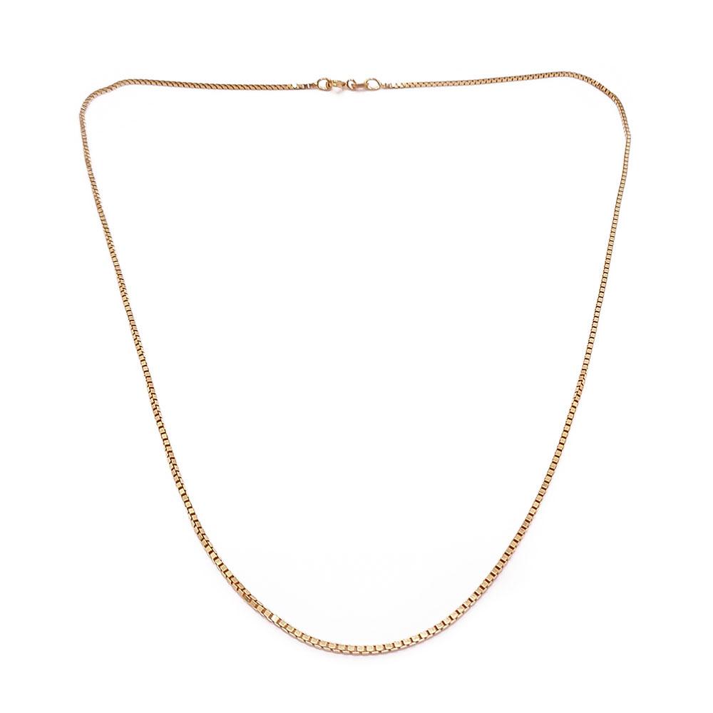 Kultainen venetsiaketju 45cm #0