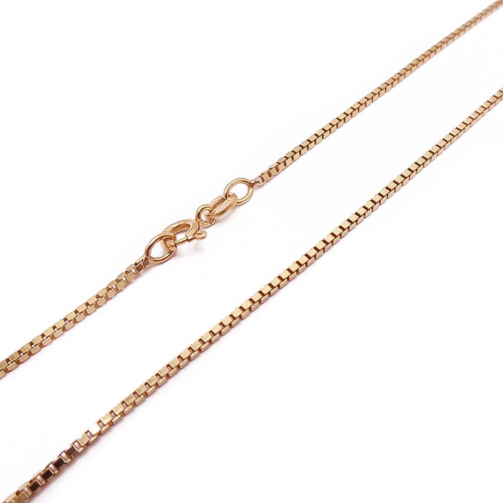 Kultainen venetsiaketju 45cm #1