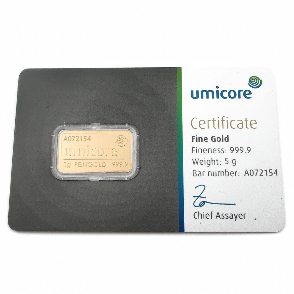 5g Umicore sijoituskulta 0,999 A052894 #0