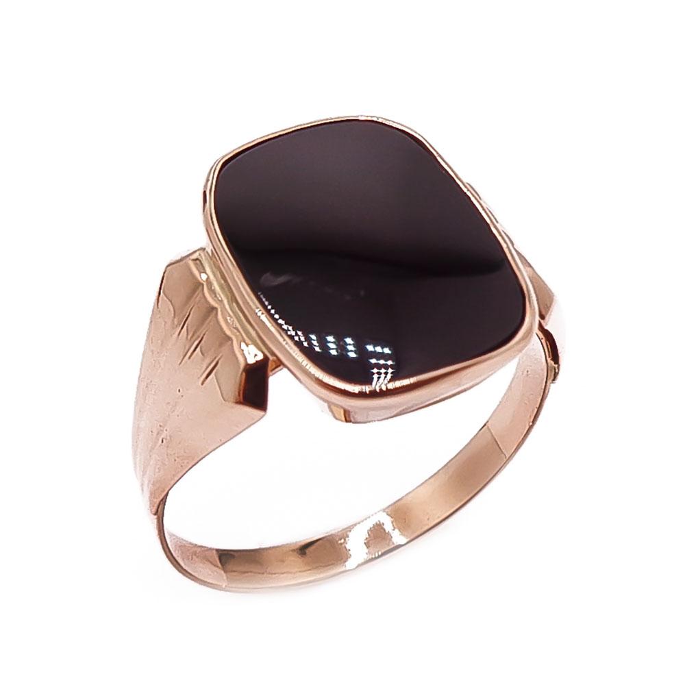 Kultainen onyx-kantasormus 21,5mm v.-85 #0