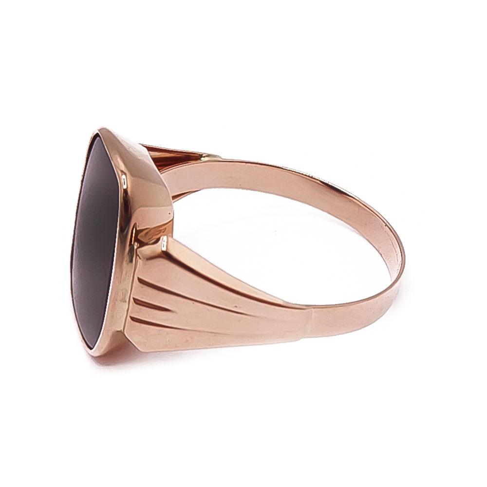 Kultainen onyx-kantasormus 21,5mm v.-85 #3