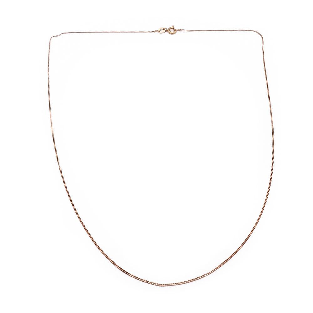 Kultainen panssariketju 45cm #0