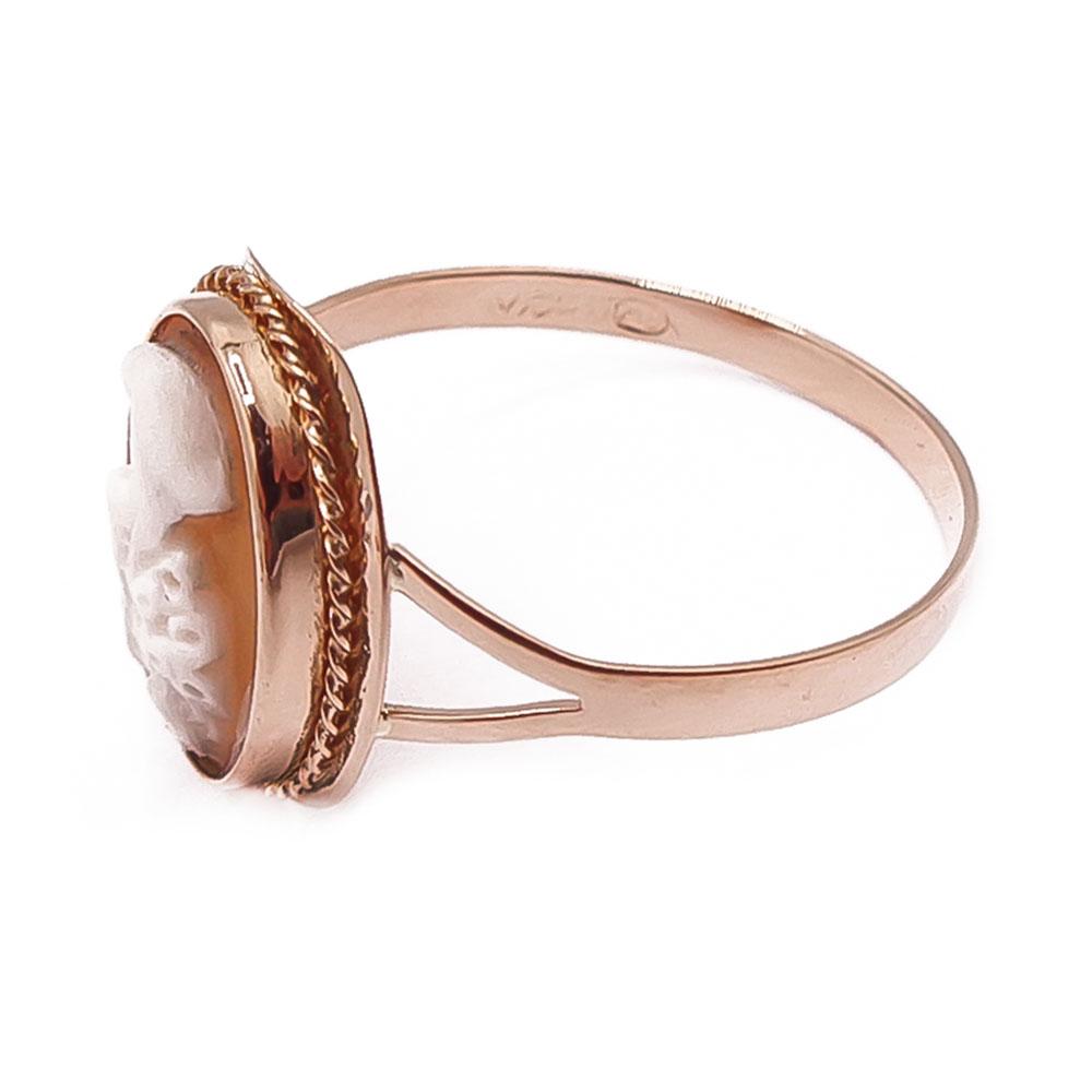 Kultainen camee-sormus 21mm v.-89 #3