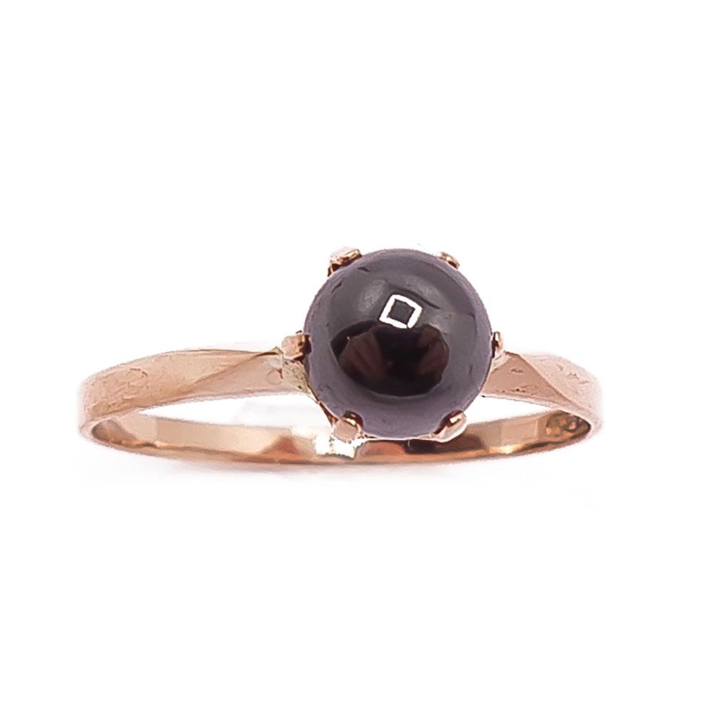 Kultainen hematiittisormus 19+mmv.-91 #1