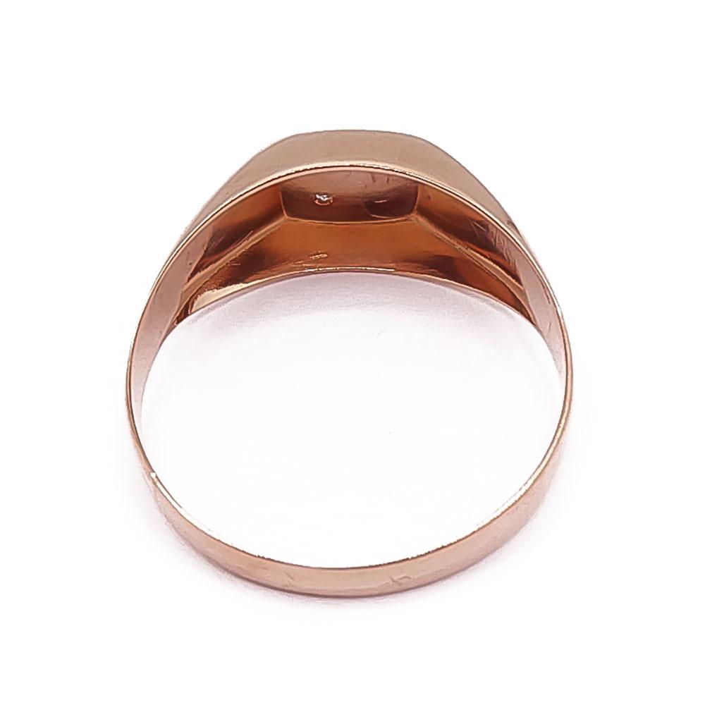 Kultainen kantasormus tim.0,005ct 21mmv.-82 #2