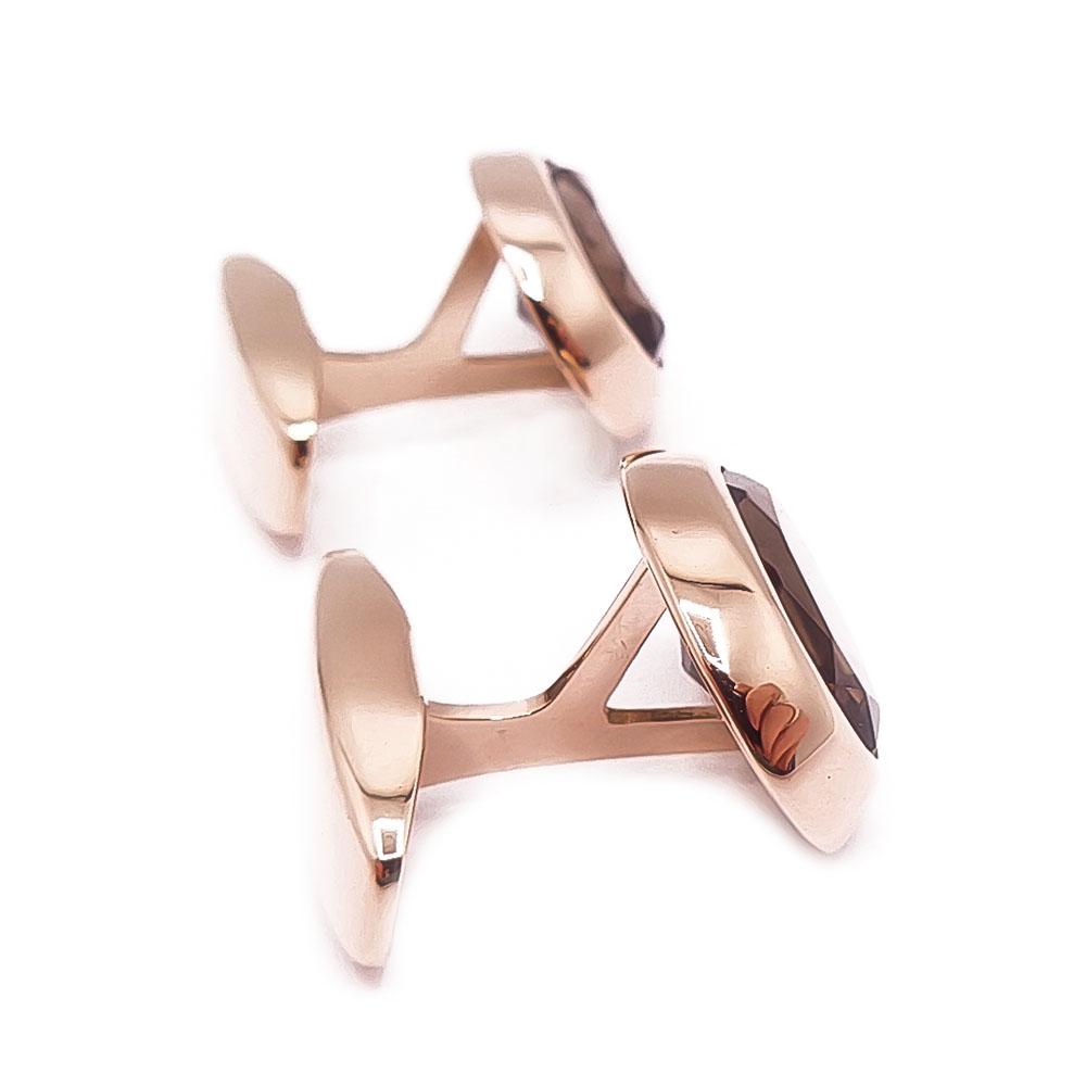 Kultaiset kalvosinnapit savukvartsit v.-70 #1