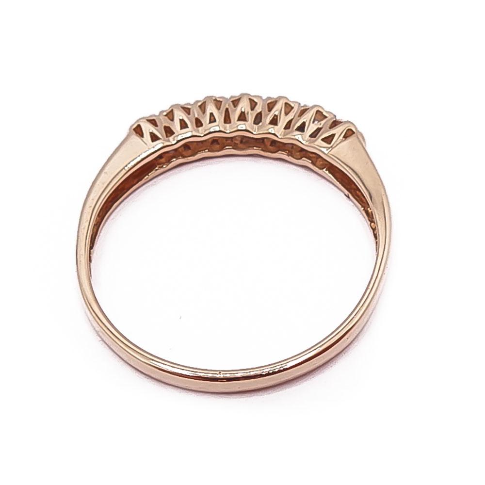 Kultainen timanttisormus 0,025ct 17-mm v.-94 #2