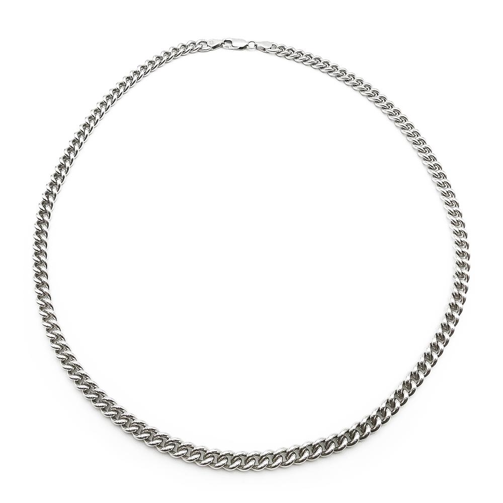 Hopeinen panssariketju 46cm lev.5mm #0