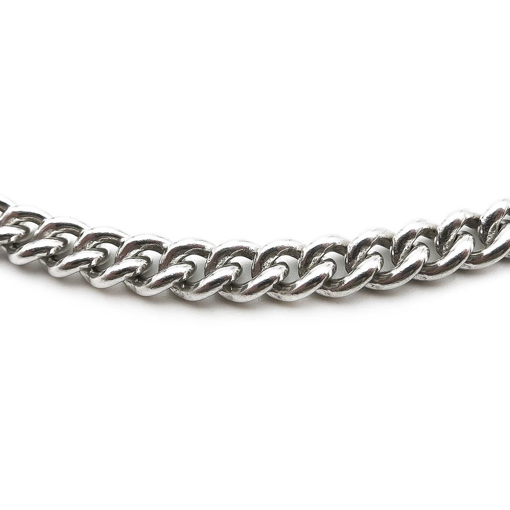 Hopeinen panssariketju 46cm lev.5mm #1