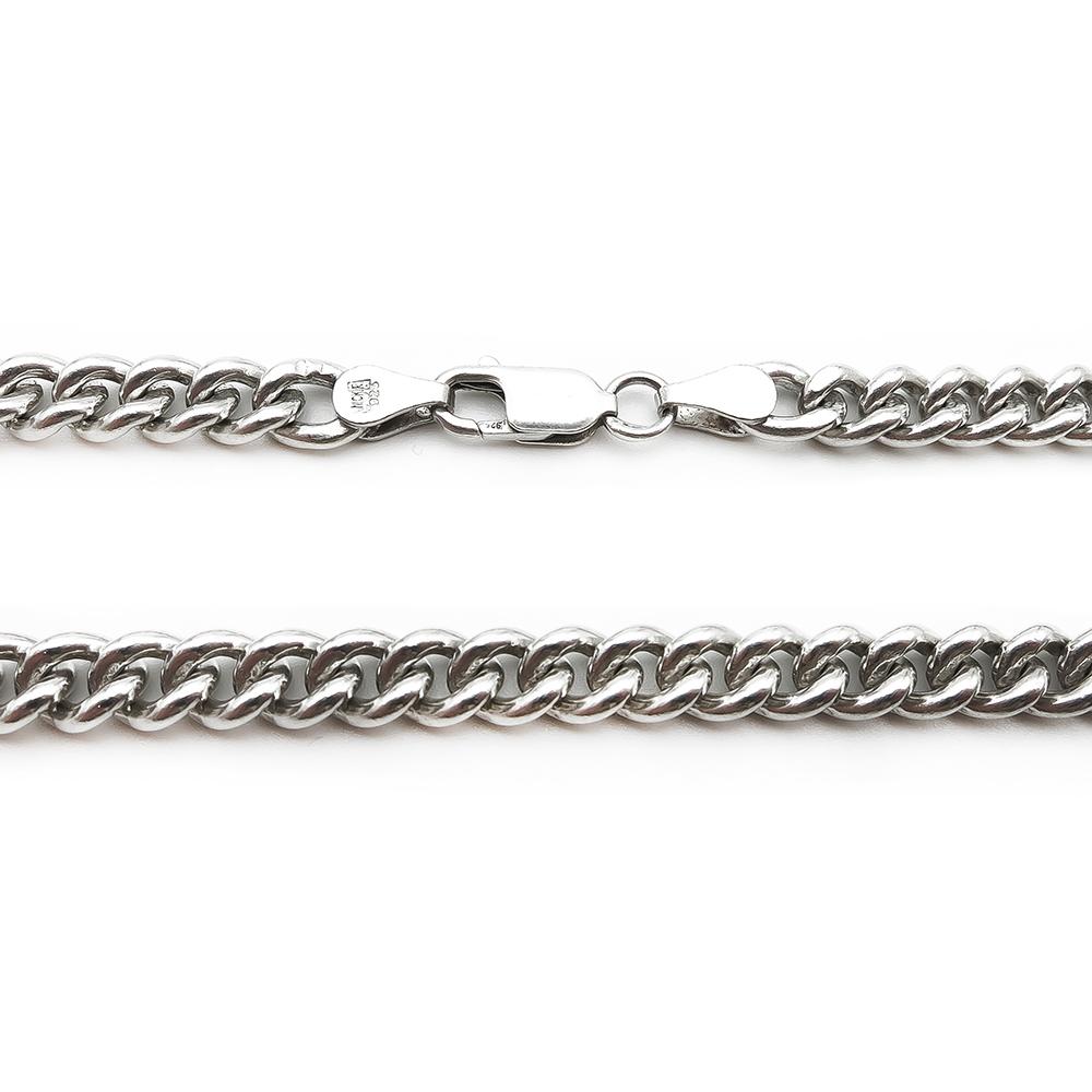 Hopeinen panssariketju 46cm lev.5mm #2