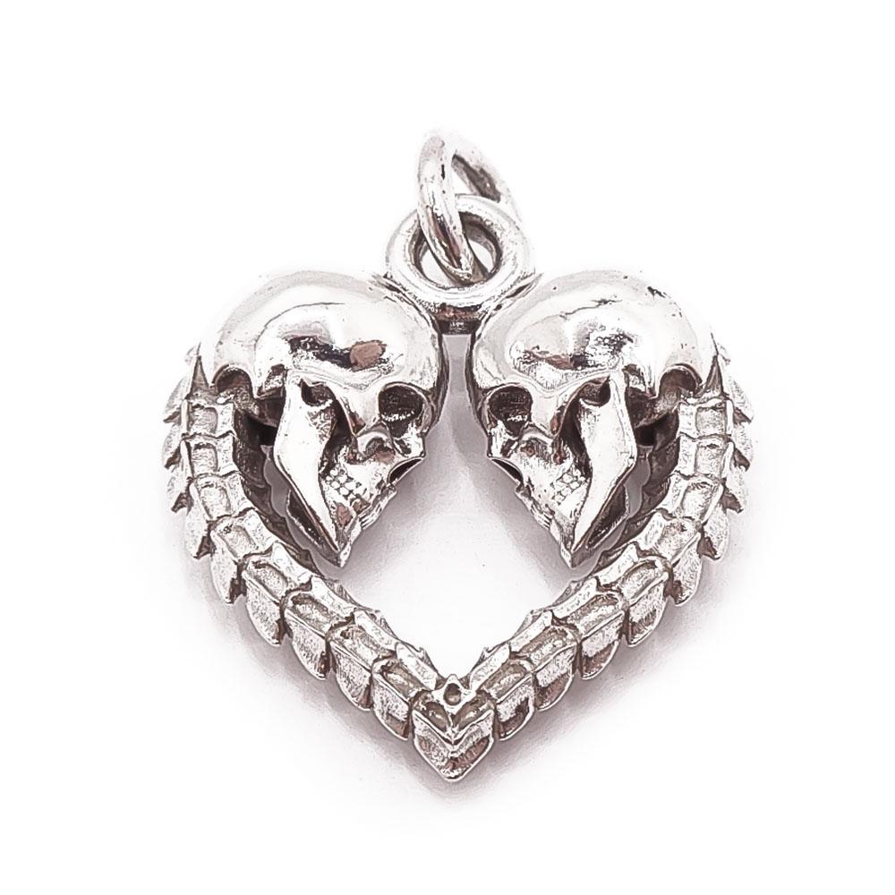 Sydän/pääkalloriipus #0