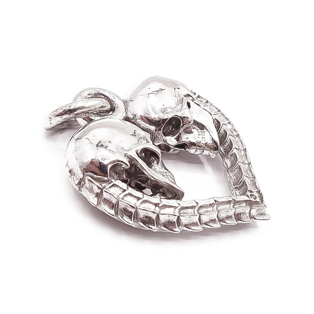 Sydän/pääkalloriipus #1