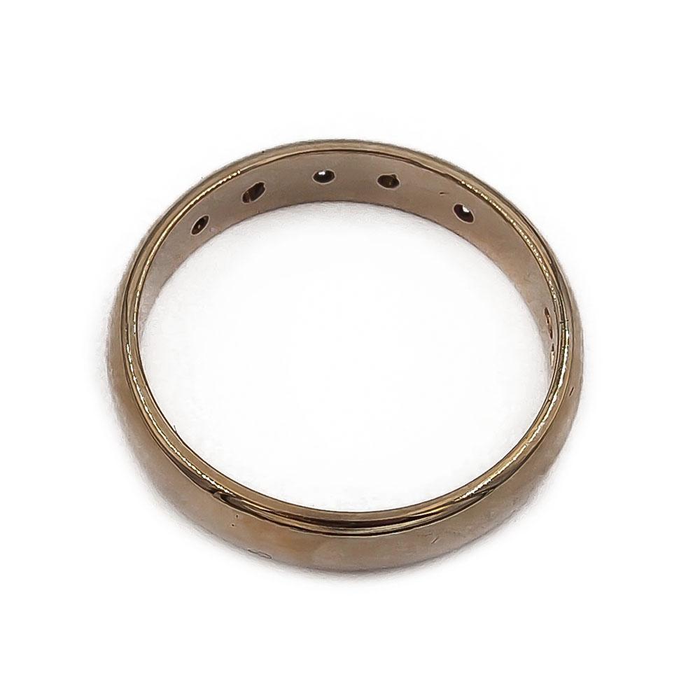 Kultainen timanttisormus pp 5kpl yht.0.075ct 4.5mm 18 1999 Laatukoru Oy #2