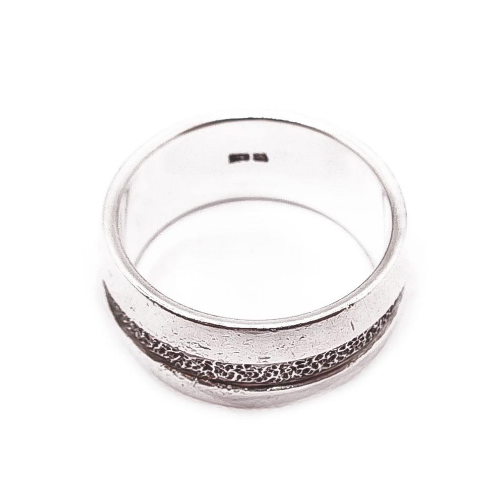 Hopeinen sormus 16,5mm #2